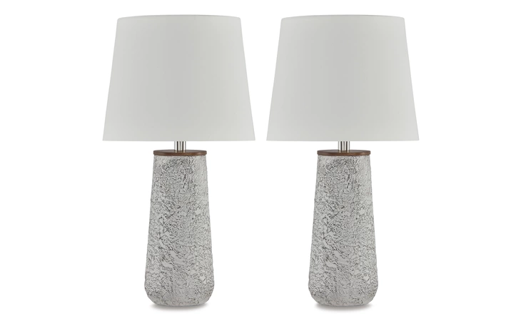 Chaston METAL TABLE LAMP (2/CN) ASHLEY Antique White L204464