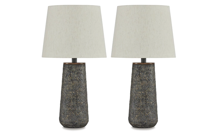 Chaston METAL TABLE LAMP (2/CN) ASHLEY Antique Bronze Finish L204474