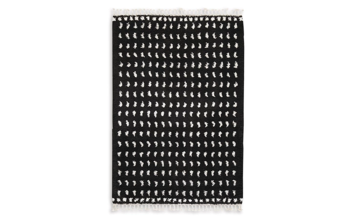 Minston MEDIUM RUG ASHLEY Black/White R405952