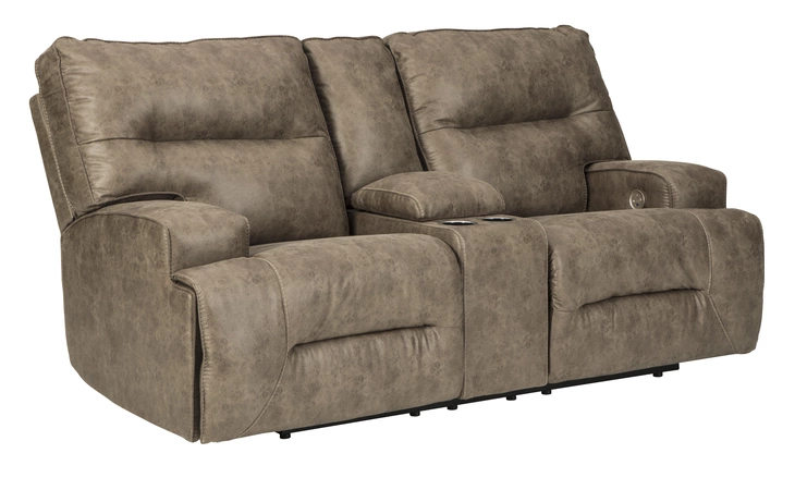 Hazenburg DBL REC PWR LOVESEAT W/CONSOLE ASHLEY  5880496