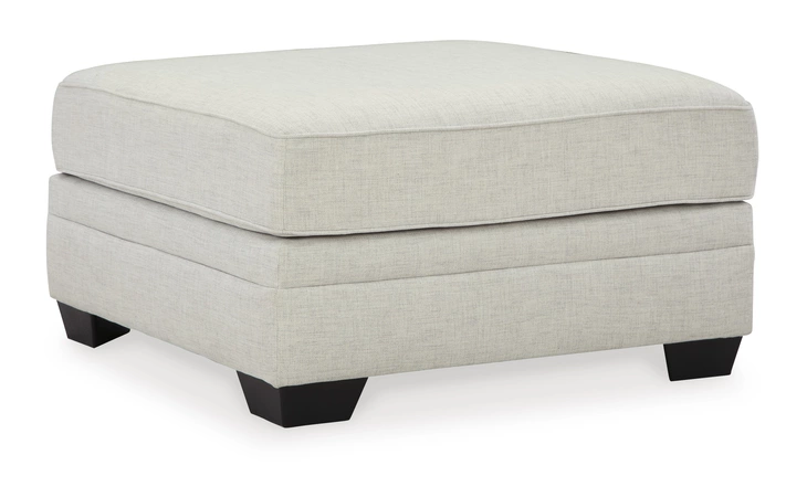 Huntsworth OVERSIZED ACCENT OTTOMAN ASHLEY Dove Gray 3970208