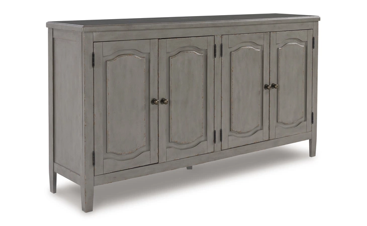 Charina ACCENT CABINET ASHLEY Antique Gray T784-40