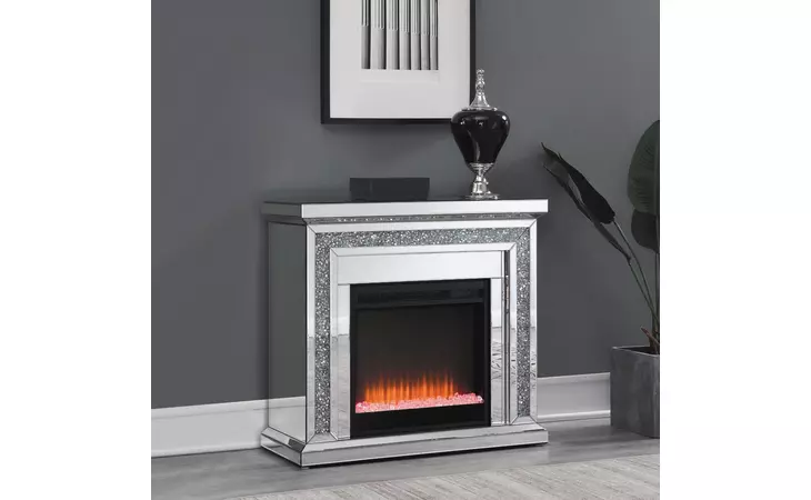 991047 RECTANGULAR FREESTANDING FIREPLACE MIRROR COASTER  991047