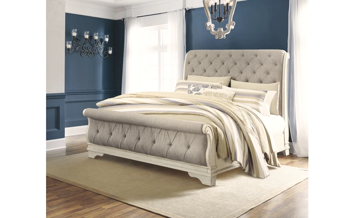 Realyn QUEEN SLEIGH RAILS ASHLEY Two-tone B743-98
