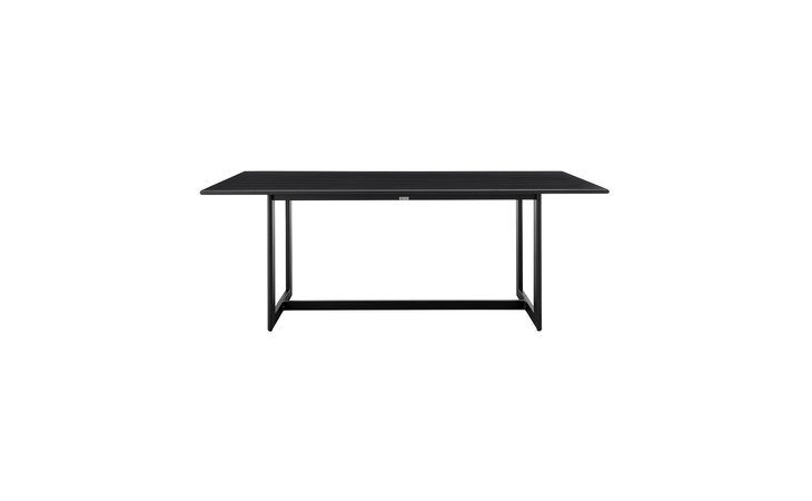 LCCCDISQBL CAYMAN OUTDOOR PATIO DINING TABLE IN ALUMINUM ARMEN LIVING  LCCCDISQBL