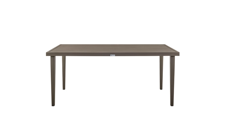 LCGDDIGR GRENADA OUTDOOR ALUMINUM GRAY RECTANGLE DINING TABLE ARMEN LIVING  LCGDDIGR