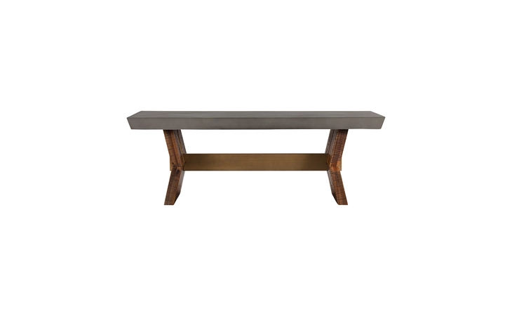 LCPJCOCC PICADILLY RECTANGLE COFFEE TABLE IN ACACIA WOOD AND CONCRETE ARMEN LIVING  LCPJCOCC