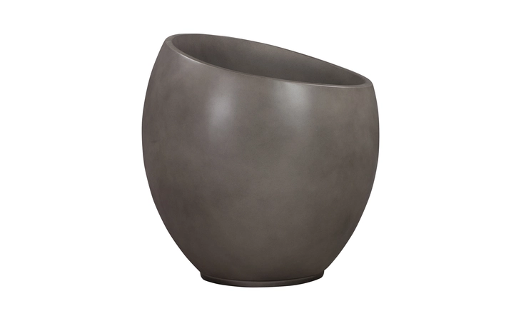 LCMHLGPLGR  MOONSTONE LARGE INDOOR OR OUTDOOR PLANTER IN GRAY CONCRETE