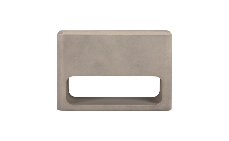 LCSEPLAQWH SUNSTONE INDOOR OR OUTDOOR PLANTER IN WHITE CONCRETE ARMEN LIVING  LCSEPLAQWH