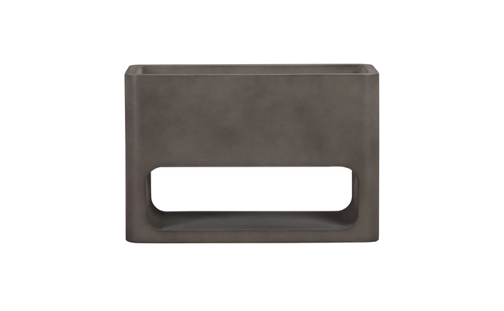 LCSEPLMDGR  SUNSTONE INDOOR OR OUTDOOR PLANTER IN GRAY CONCRETE