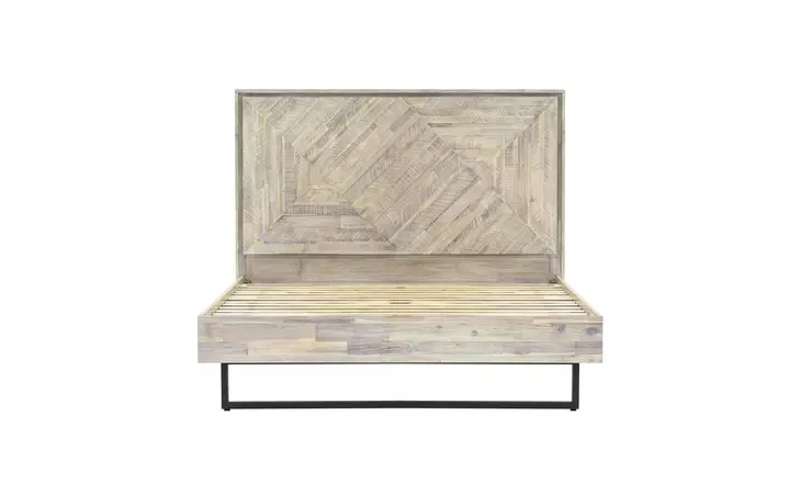 LCPEBDNATKG PERIDOT KING PLATFORM BED FRAME IN NATURAL ACACIA WOOD ARMEN LIVING  LCPEBDNATKG