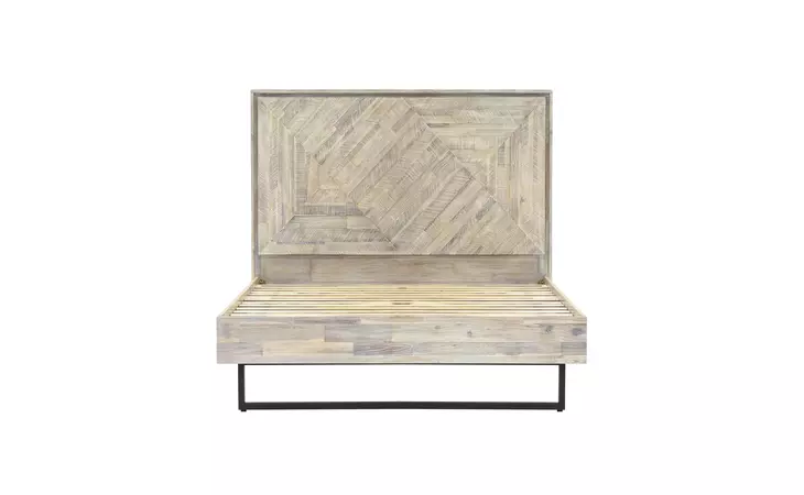 LCPEBDNATQN PERIDOT QUEEN PLATFORM BED FRAME IN NATURAL ACACIA WOOD ARMEN LIVING  LCPEBDNATQN