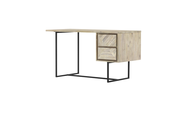 LCPEDENAT  PERIDOT 2 DRAWER DESK IN NATURAL ACACIA WOOD