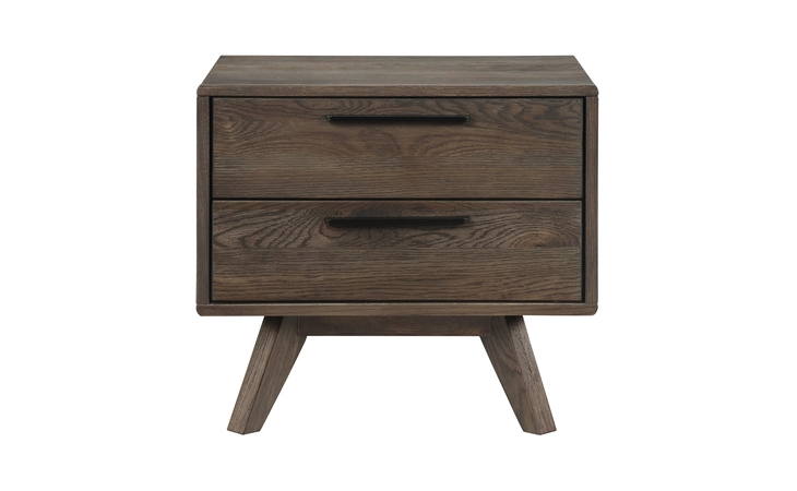 LCAHLADG  ASTORIA OAK 2 DRAWER NIGHTSTAND