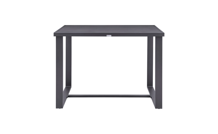 LCMQBTGR30 MENORCA OUTDOOR PATIO BAR HEIGHT DINING TABLE IN ALUMINUM ARMEN LIVING  LCMQBTGR30
