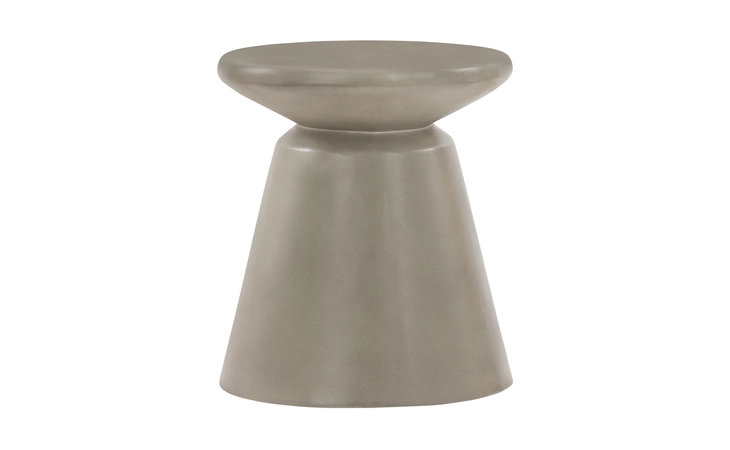 LCMDBACCGR UMBRE CONCRETE INDOOR OUTDOOR ACCENT STOOL END TABLE ARMEN LIVING  LCMDBACCGR