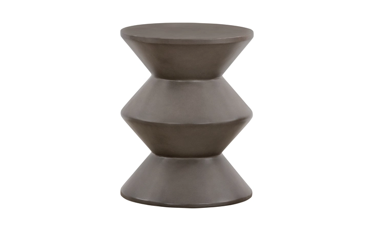 LCTGBACCGR  LIZZIE CONCRETE INDOOR OUTDOOR ACCENT STOOL END TABLE