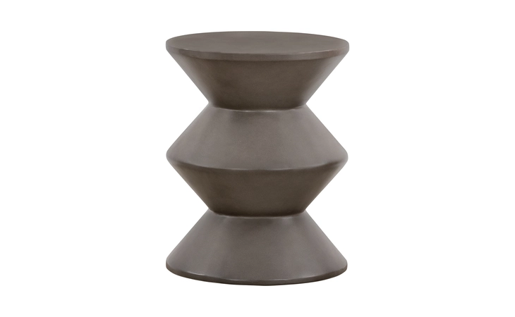 LCTGBACCGR LIZZIE CONCRETE INDOOR OUTDOOR ACCENT STOOL END TABLE ARMEN LIVING  LCTGBACCGR