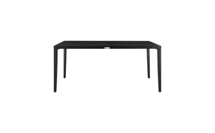 LCPFDIBL PALMA OUTDOOR PATIO DINING TABLE IN ALUMINUM ARMEN LIVING  LCPFDIBL