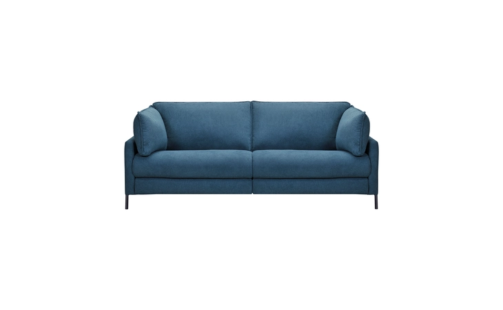 LCJU3LBLU JULIETT 80 MODERN BLUE FABRIC POWER RECLINING SOFA ARMEN LIVING  LCJU3LBLU