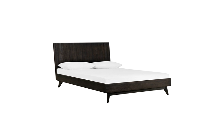 LCLFBDKG  BALY ACACIA MID-CENTURY PLATFORM KING BED