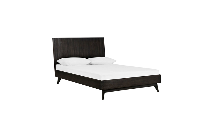 LCLFBDQN  BALY ACACIA MID-CENTURY PLATFORM QUEEN BED