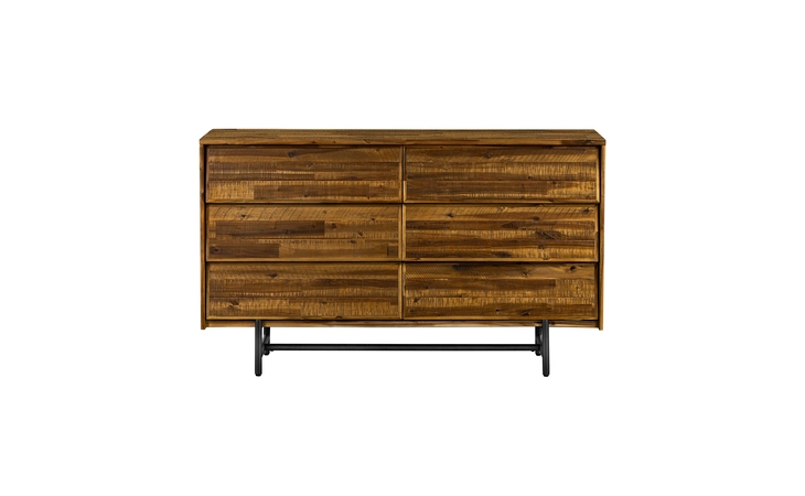 LCCUDRAC  CUSCO RUSTIC ACACIA 6 DRAWER DRESSER