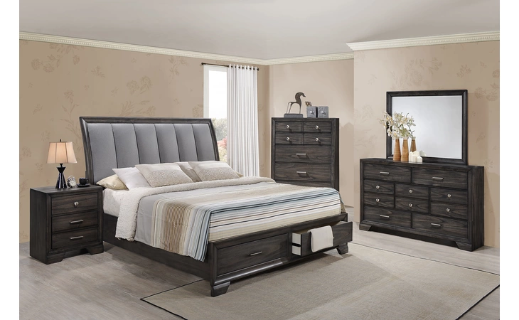 B6580-QHB Platform QUEEN BED