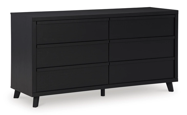 Danziar SIX DRAWER DRESSER ASHLEY Black B1013-231