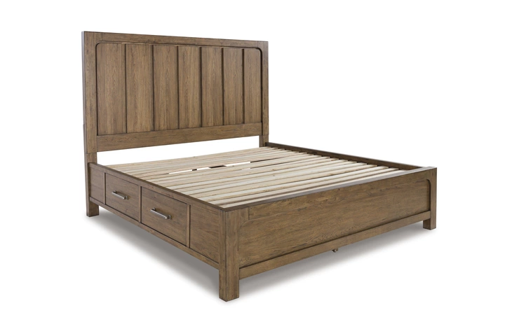 Cabalynn QUEEN PANEL HEADBOARD ASHLEY Light Brown B974-57