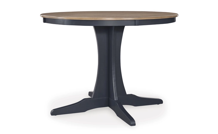 Landocken ROUND DINING ROOM TABLE ASHLEY Two-tone D502-15
