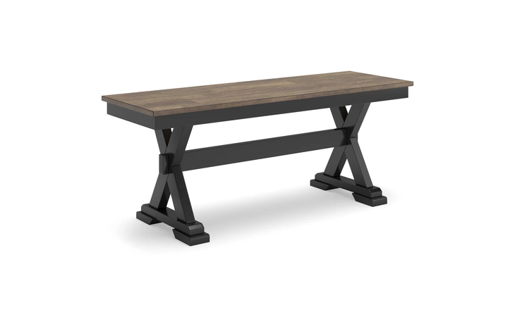 Wildenauer LARGE DINING ROOM BENCH ASHLEY Brown/Black D634-00