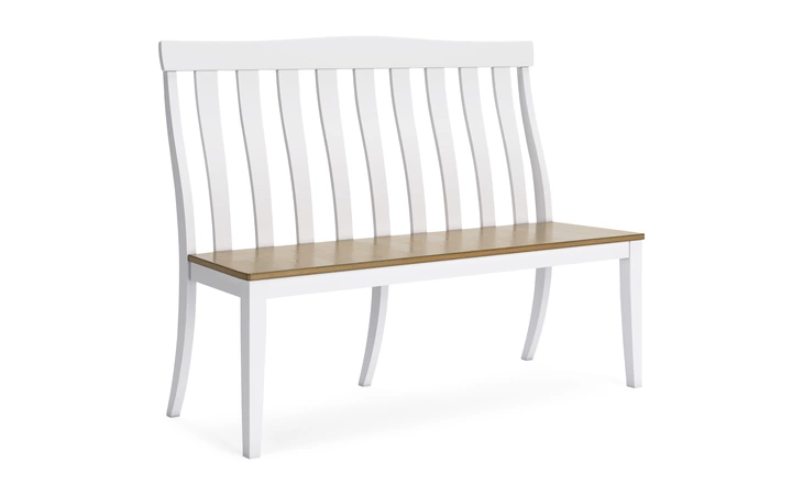 Ashbryn DOUBLE DINING CHAIR (1/CN) ASHLEY White/Natural D844-08