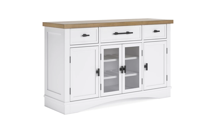 Ashbryn DINING ROOM SERVER ASHLEY White/Natural D844-60