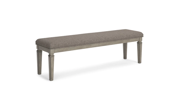 Lexorne LARGE UPH DINING ROOM BENCH ASHLEY Gray D924-00