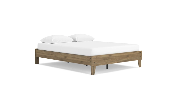 Deanlow QUEEN PLATFORM BED ASHLEY Honey EB1866-113