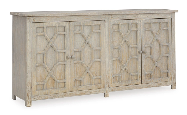 Caitrich ACCENT CABINET ASHLEY Distressed Gray A4000561