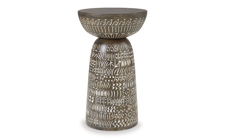 Hadcher ACCENT TABLE ASHLEY Cream/Brown A4000622