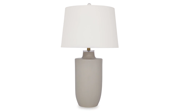 Cylener CERAMIC TABLE LAMP (1/CN) ASHLEY Off White L100794
