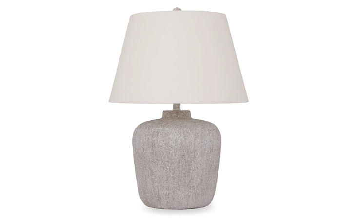 Danry METAL TABLE LAMP (1/CN) ASHLEY Distressed Cream L207454