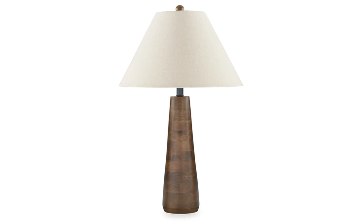 Danset WOOD TABLE LAMP (1/CN) ASHLEY Brown L329104