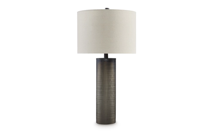 Dingerly GLASS TABLE LAMP (1/CN) ASHLEY Brown L430824