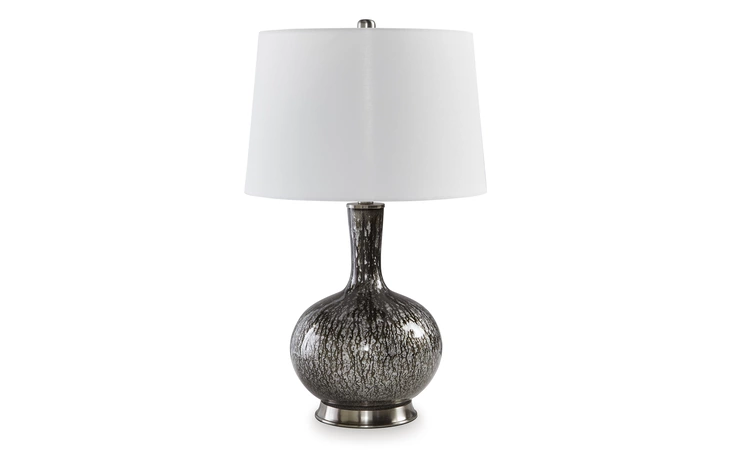 Tenslow GLASS TABLE LAMP (1/CN) ASHLEY Antique Black L430844