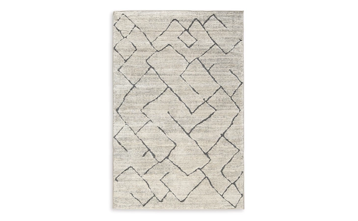 Ashbertly MEDIUM RUG ASHLEY Gray/Cream R406002
