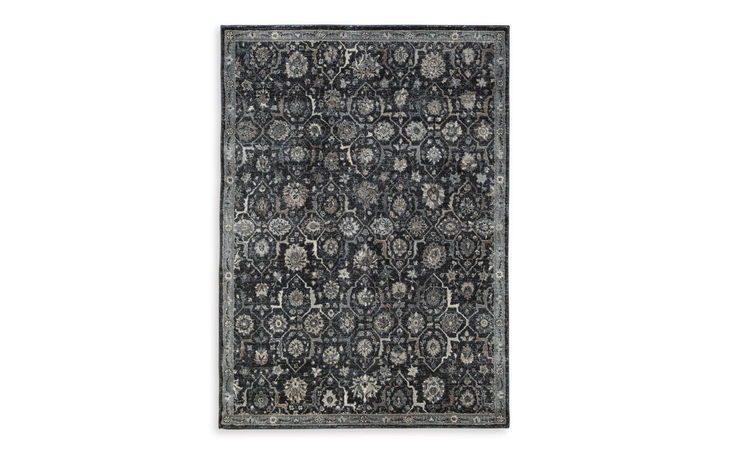 Hilcott MEDIUM RUG ASHLEY Blue/Cream/Brown R406112