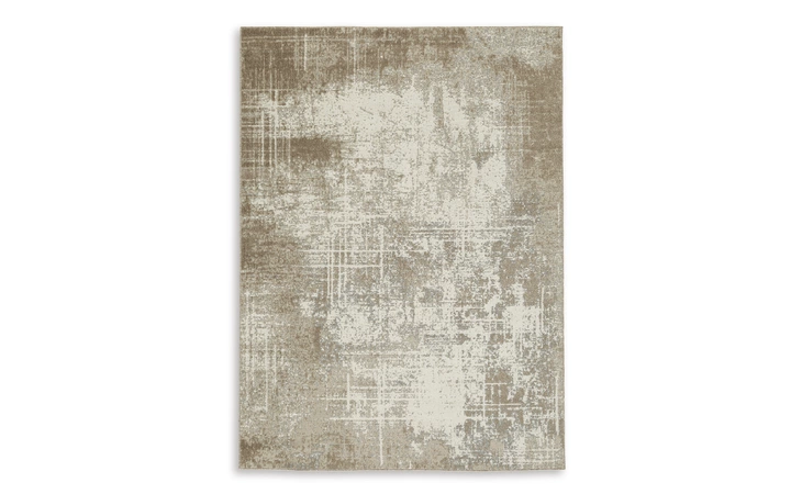 Grifflain MEDIUM RUG ASHLEY Tan/Brown/Gray R406232