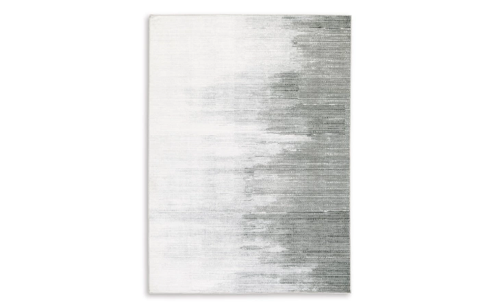 Milset MEDIUM RUG ASHLEY Black/White/Gray R406252