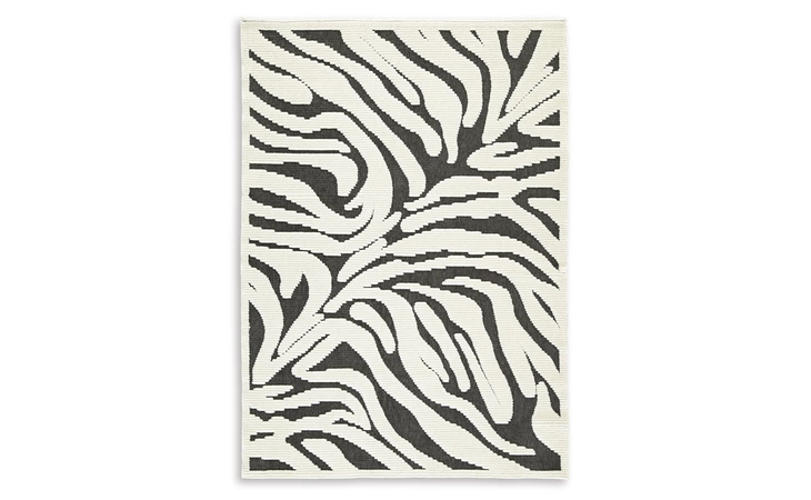 Thomwith MEDIUM RUG ASHLEY Black/Ivory R406292