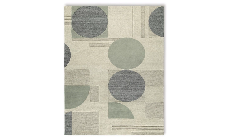 Dallane LARGE RUG ASHLEY Linen/Blue/Green R406351