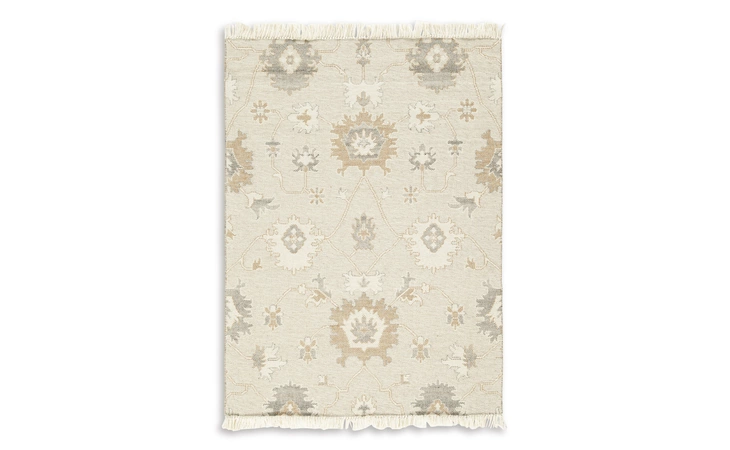 Calkin MEDIUM RUG ASHLEY Linen/Gray/Caramel R406392
